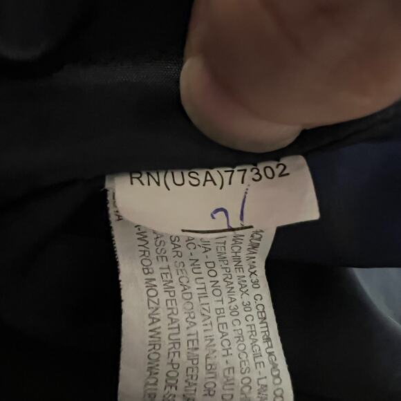 VTG Spain CiGirls Suede Like Scalloped Navy Lined Pinafore Holiday Recital 7/8 - Picture 13 of 13